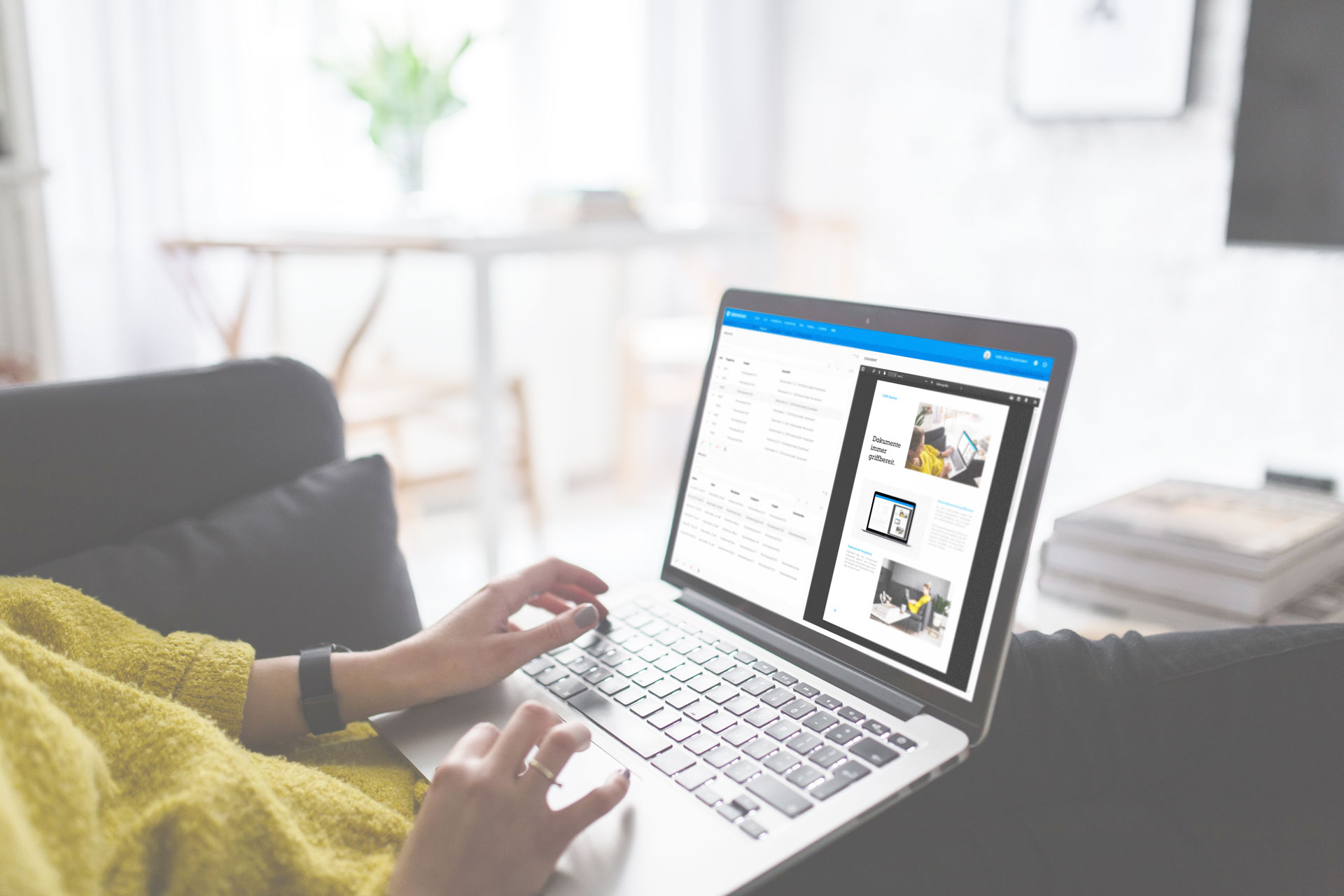 Wichtige Dokumente archivieren und immer sekundenschnell griffbereit mit dem DMS-System.